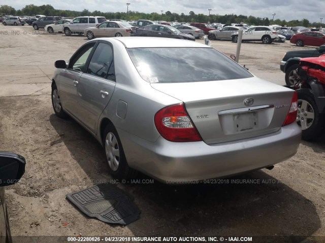 4T1BE32K74U889514 - 2004 TOYOTA CAMRY LE/XLE/SE 银色 照片 3