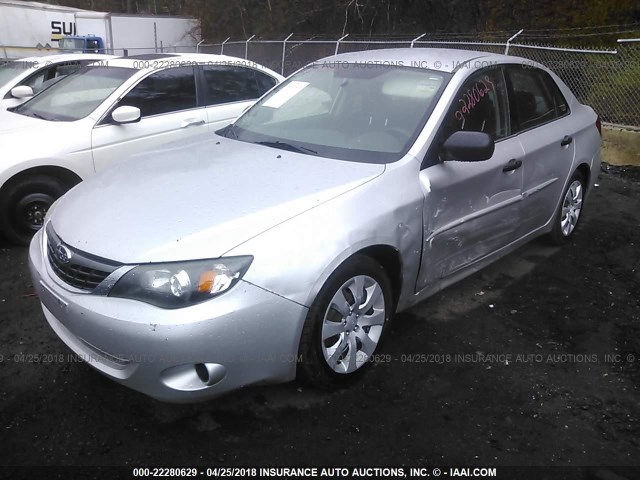 JF1GE61618H526355 - 2008 SUBARU IMPREZA 2.5I SILVER photo 2