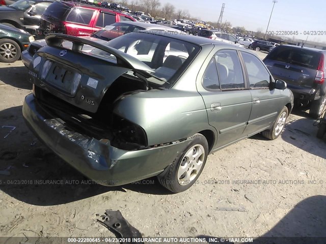 3N1CB51D05L539723 - 2005 NISSAN SENTRA 1.8/1.8S GREEN photo 4