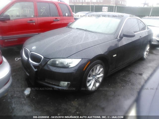 WBAWC73508E067453 - 2008 BMW 335 XI BLACK photo 2