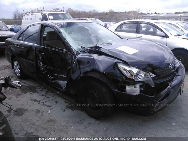4T1BE32K02U099162 - 2002 TOYOTA CAMRY LE/XLE/SE 黑色 照片 1