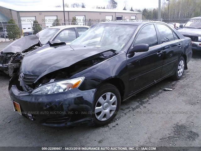 4T1BE32K02U099162 - 2002 TOYOTA CAMRY LE/XLE/SE 黑色 照片 2