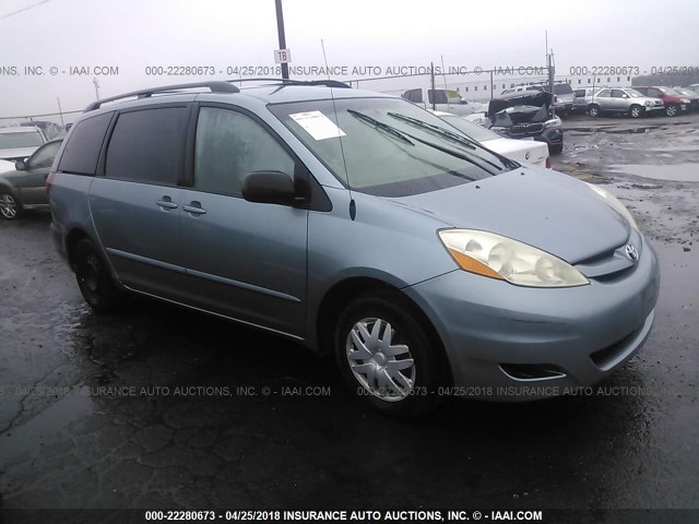 5TDZA23C56S401877 - 2006 TOYOTA SIENNA CE/LE BLUE photo 1