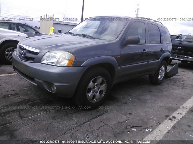 4F2YU08122KM45657 - 2002 MAZDA TRIBUTE LX/ES 灰色 照片 2
