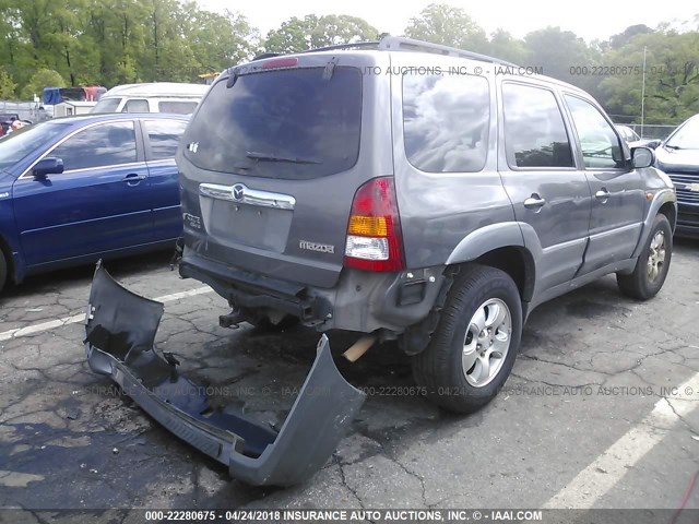 4F2YU08122KM45657 - 2002 MAZDA TRIBUTE LX/ES 灰色 照片 4