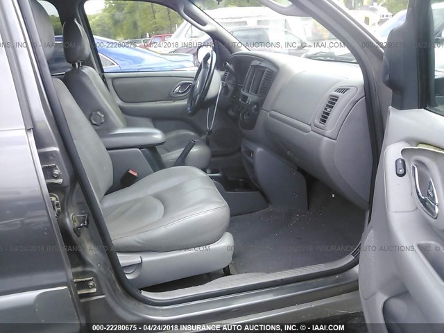 4F2YU08122KM45657 - 2002 MAZDA TRIBUTE LX/ES 灰色 照片 5