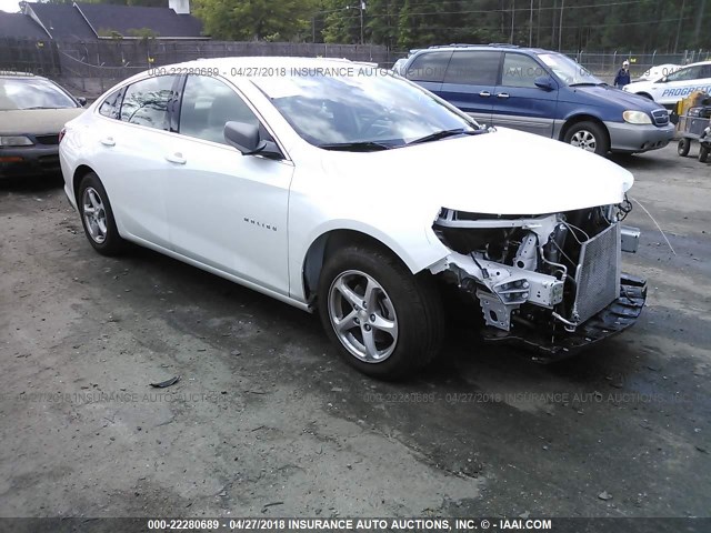 1G1ZB5ST5HF126426 - 2017 CHEVROLET MALIBU LS თეთრი ფოტო 1