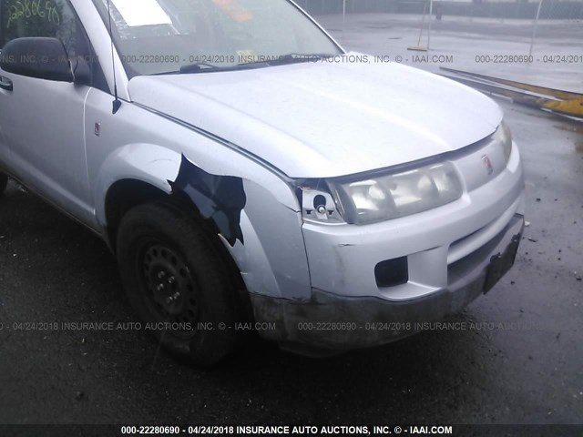 5GZCZ43D13S838957 - 2003 SATURN VUE SILVER photo 6