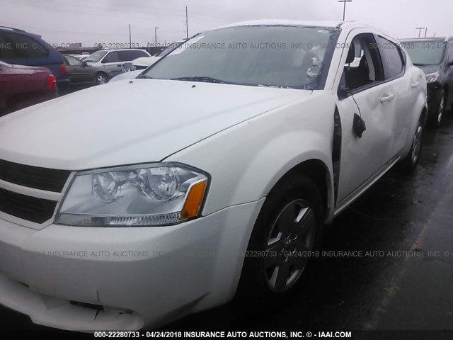 1B3CC4FB8AN236132 - 2010 DODGE AVENGER SXT WHITE photo 6