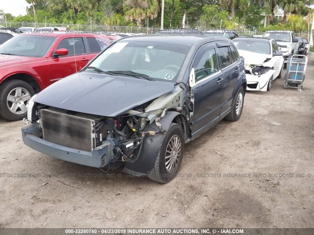 1B3HB48A39D135904 - 2009 DODGE CALIBER SXT Dark Blue photo 2