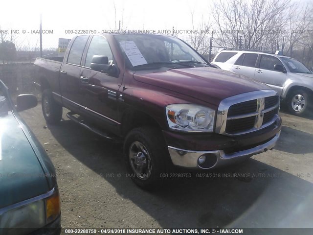 3D7KS28C47G747822 - 2007 DODGE RAM 2500 ST/SLT RED photo 1