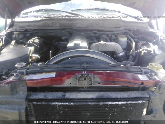 3D7KS28C47G747822 - 2007 DODGE RAM 2500 ST/SLT 红色 照片 10