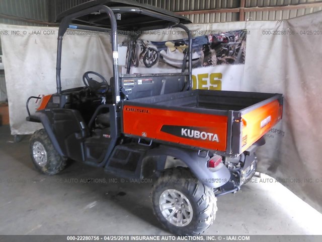 A5KF1GDBTGG019508 - 2016 KUBOTA RTV 1120  ORANGE photo 3