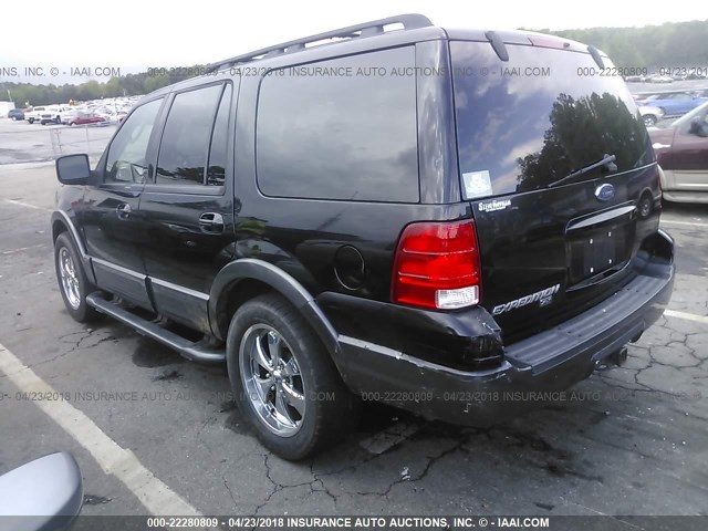 1FMPU15515LA24659 - 2005 FORD EXPEDITION XLT შავი ფოტო 3
