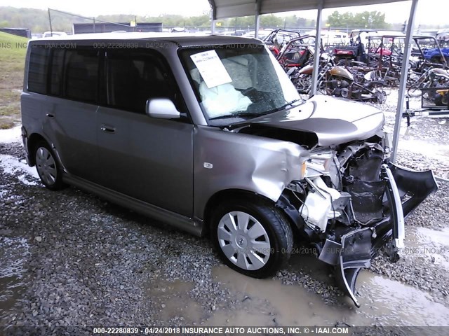JTLKT324364092907 - 2006 TOYOTA SCION XB SILVER photo 1