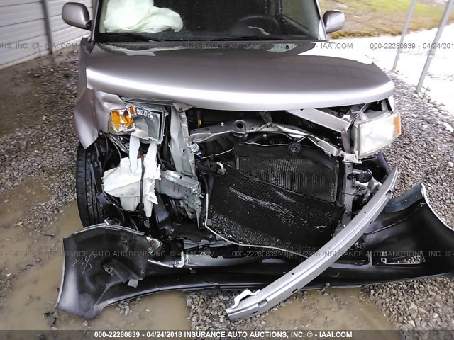 JTLKT324364092907 - 2006 TOYOTA SCION XB SILVER photo 6