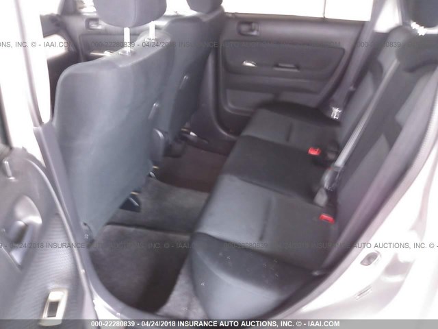 JTLKT324364092907 - 2006 TOYOTA SCION XB SILVER photo 8