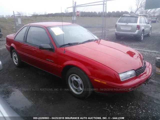 1G1LV13G6ME162164 - 1991 CHEVROLET BERETTA RED photo 1