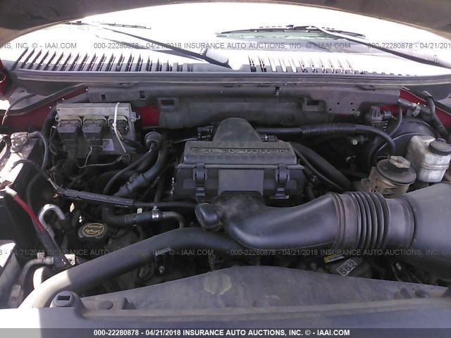 5LMFU27555LJ07068 - 2005 LINCOLN NAVIGATOR 红色 照片 10