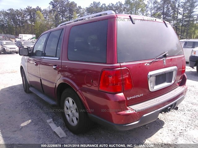 5LMFU27555LJ07068 - 2005 LINCOLN NAVIGATOR 红色 照片 3