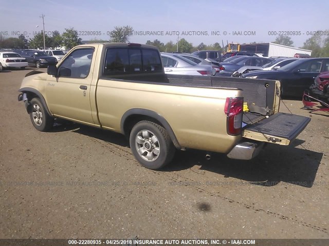 1N6DD21S1WC319431 - 1998 NISSAN FRONTIER XE GOLD photo 3