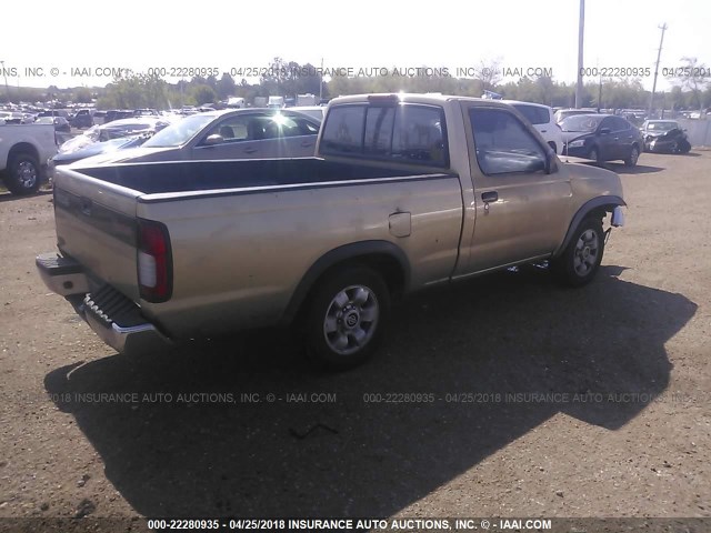 1N6DD21S1WC319431 - 1998 NISSAN FRONTIER XE GOLD photo 4