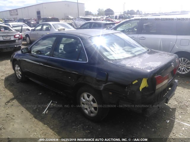 1HGCG66812A174635 - 2002 HONDA ACCORD EX/SE BLACK photo 3