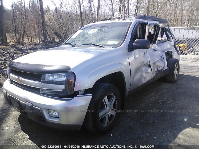 1GNET16M756180649 - 2005 CHEVROLET TRAILBLAZER EXT LS/EXT LT GRAY photo 2