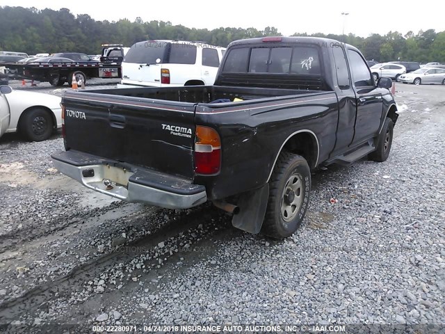 4TASM92N5XZ408649 - 1999 TOYOTA TACOMA XTRACAB PRERUNNER BLACK photo 4