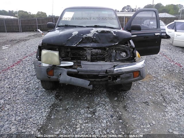 4TASM92N5XZ408649 - 1999 TOYOTA TACOMA XTRACAB PRERUNNER შავი ფოტო 6