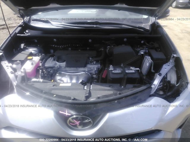2T3RFREV8JW697106 - 2018 TOYOTA RAV4 ADVENTURE/XLE 银色 照片 10