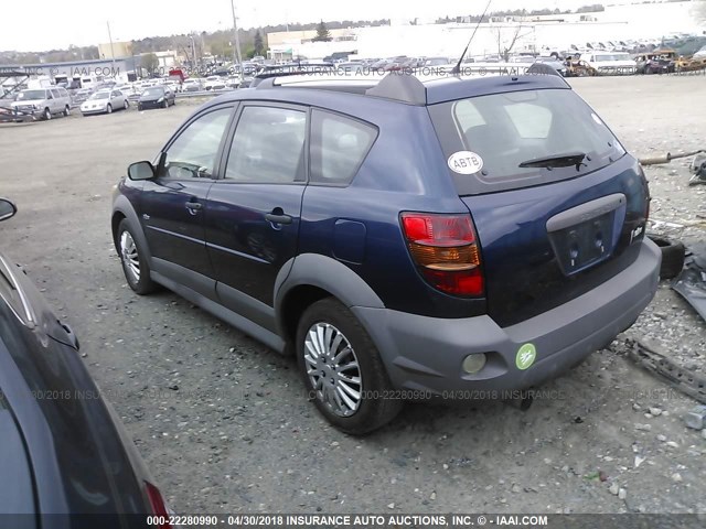 5Y2SL65886Z409613 - 2006 PONTIAC VIBE BLUE photo 3