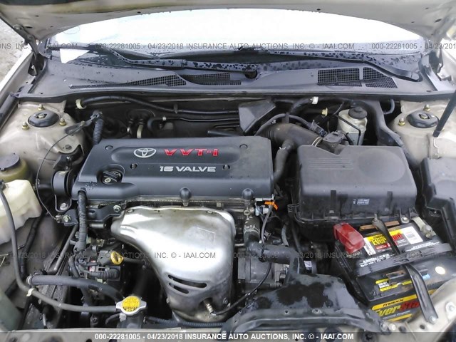 4T1BE32K54U303537 - 2004 TOYOTA CAMRY LE/XLE/SE 香槟色 照片 10