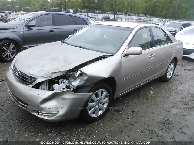 4T1BE32K54U303537 - 2004 TOYOTA CAMRY LE/XLE/SE 香槟色 照片 2