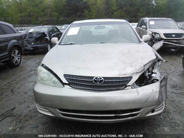 4T1BE32K54U303537 - 2004 TOYOTA CAMRY LE/XLE/SE 香槟色 照片 6