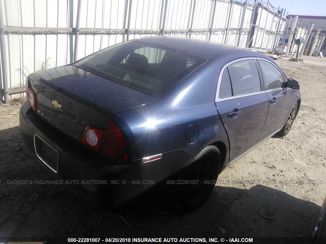 1G1ZH57B09F233366 - 2009 CHEVROLET MALIBU 1LT 蓝色 照片 4