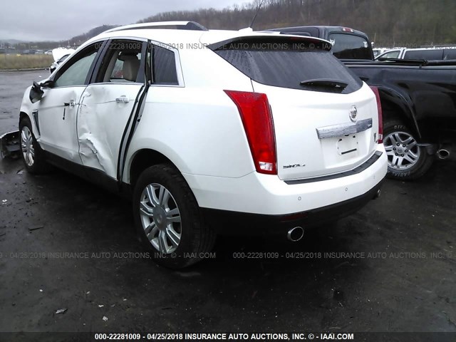 3GYFNEE3XES583652 - 2014 CADILLAC SRX LUXURY COLLECTION WHITE photo 3