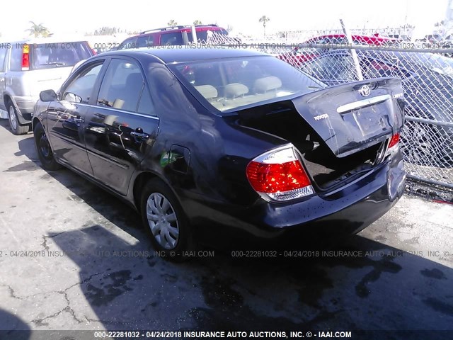 4T1BE30K75U038673 - 2005 TOYOTA CAMRY LE/XLE/SE 黑色 照片 3