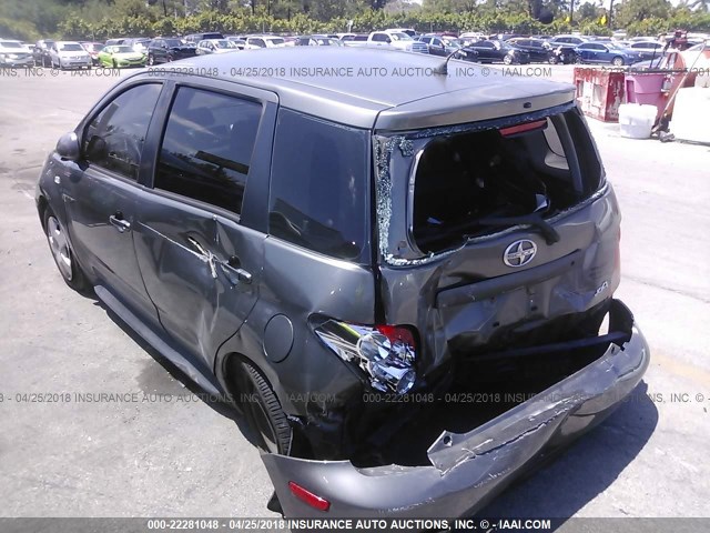 JTKKT624950113352 - 2005 TOYOTA SCION XA GRAY photo 3