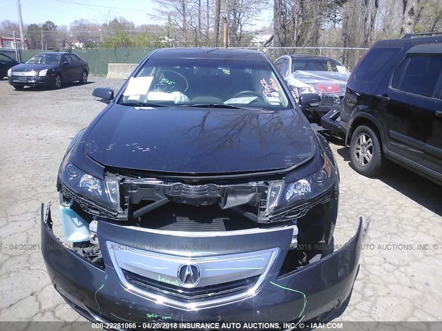19UUA8F5XEA004589 - 2014 ACURA TL TECH BLACK photo 6