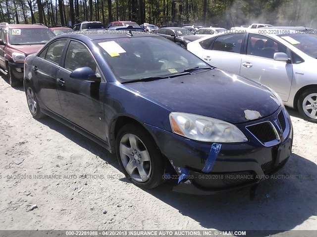 1G2ZJ57B194252035 - 2009 PONTIAC G6 BLUE photo 1