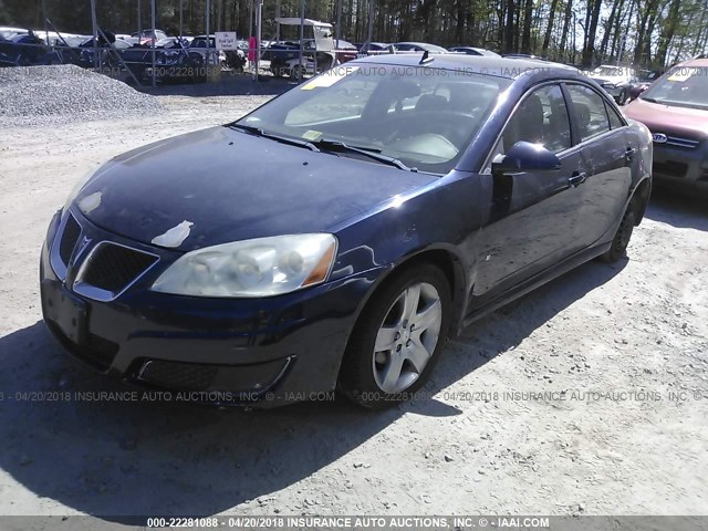 1G2ZJ57B194252035 - 2009 PONTIAC G6 BLUE photo 2