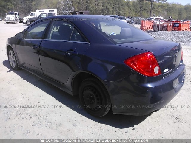 1G2ZJ57B194252035 - 2009 PONTIAC G6 BLUE photo 3