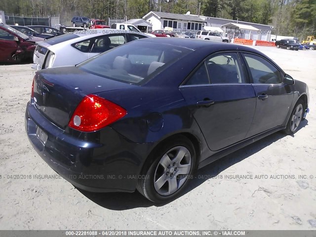 1G2ZJ57B194252035 - 2009 PONTIAC G6 BLUE photo 4