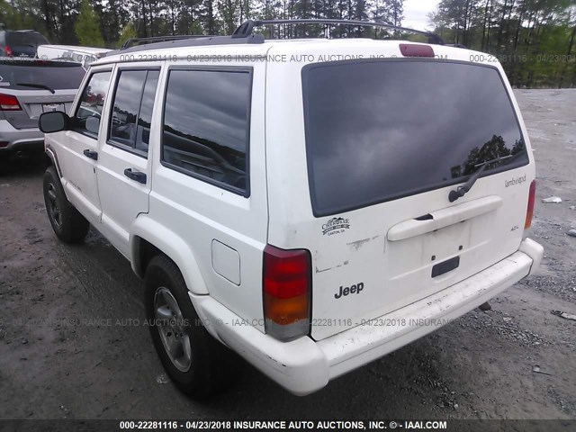 1J4FT68SXWL214439 - 1998 JEEP CHEROKEE SPORT/CLASSIC WHITE photo 3