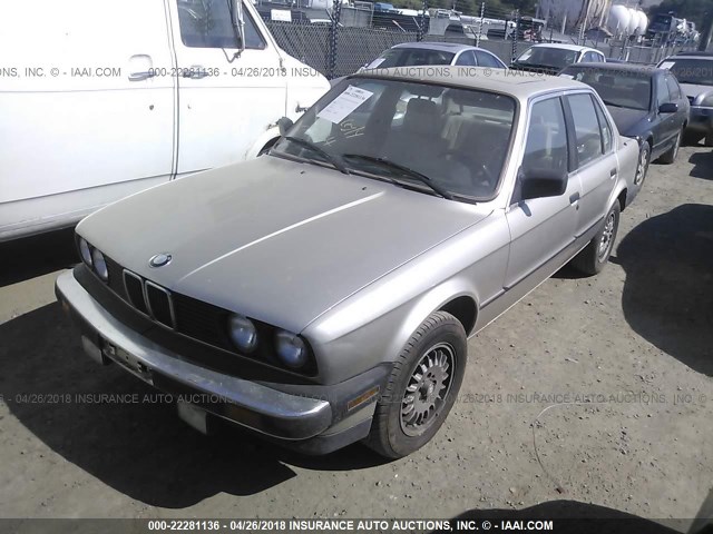 WBAAE5403H1692223 - 1987 BMW 325 E SILVER photo 2
