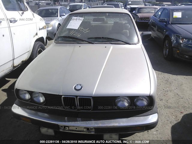 WBAAE5403H1692223 - 1987 BMW 325 E SILVER photo 6