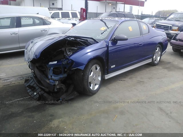 2G1WL16C979231514 - 2007 CHEVROLET MONTE CARLO SS ლურჯი ფოტო 2