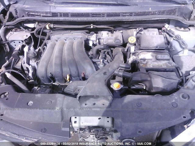 3N1BC1CP3CK812682 - 2012 NISSAN VERSA S/SL 灰色 照片 10