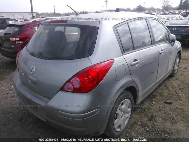 3N1BC1CP3CK812682 - 2012 NISSAN VERSA S/SL 灰色 照片 4